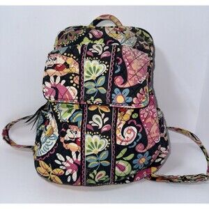 VERA BRADLEY Disney Parks Authentic Midnight Mickey Minnie Retired Backpack‎